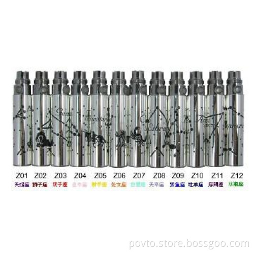 Rainbow flower e cigarette battery ego A, ego B, ego K, ego Q, ego Z